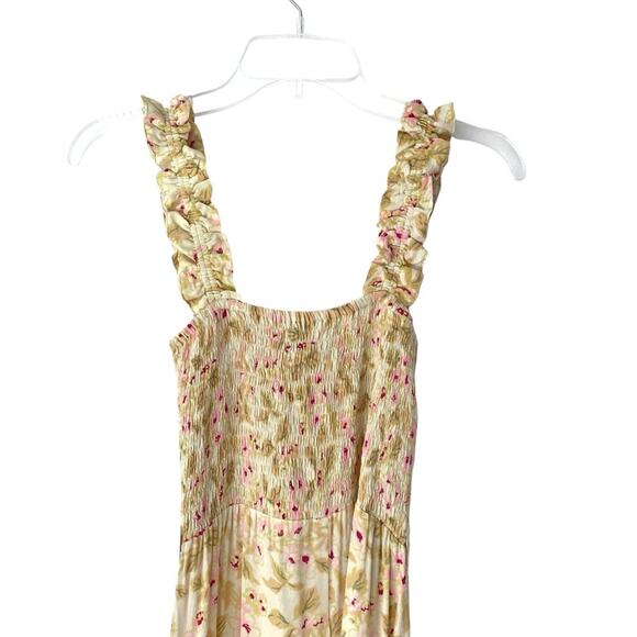 Faithfull The Brand Adele Floral Print Saint Tropez Midi Dress NWTs size 6 - Picture 10 of 15